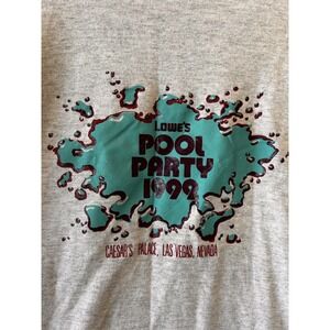 Vintage Caesars Palace 1992 Lowe's Pool Party Single Stitch XL Russell